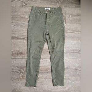 LOFT Sage Green Jeans